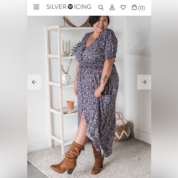 Silver icing - Hayden brand button up maxi dress. New with tags - Picture 2 of 5